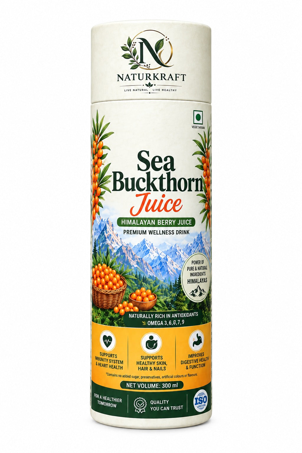 Organic Himalyan Sea Buckthorn Juice – 300 ml