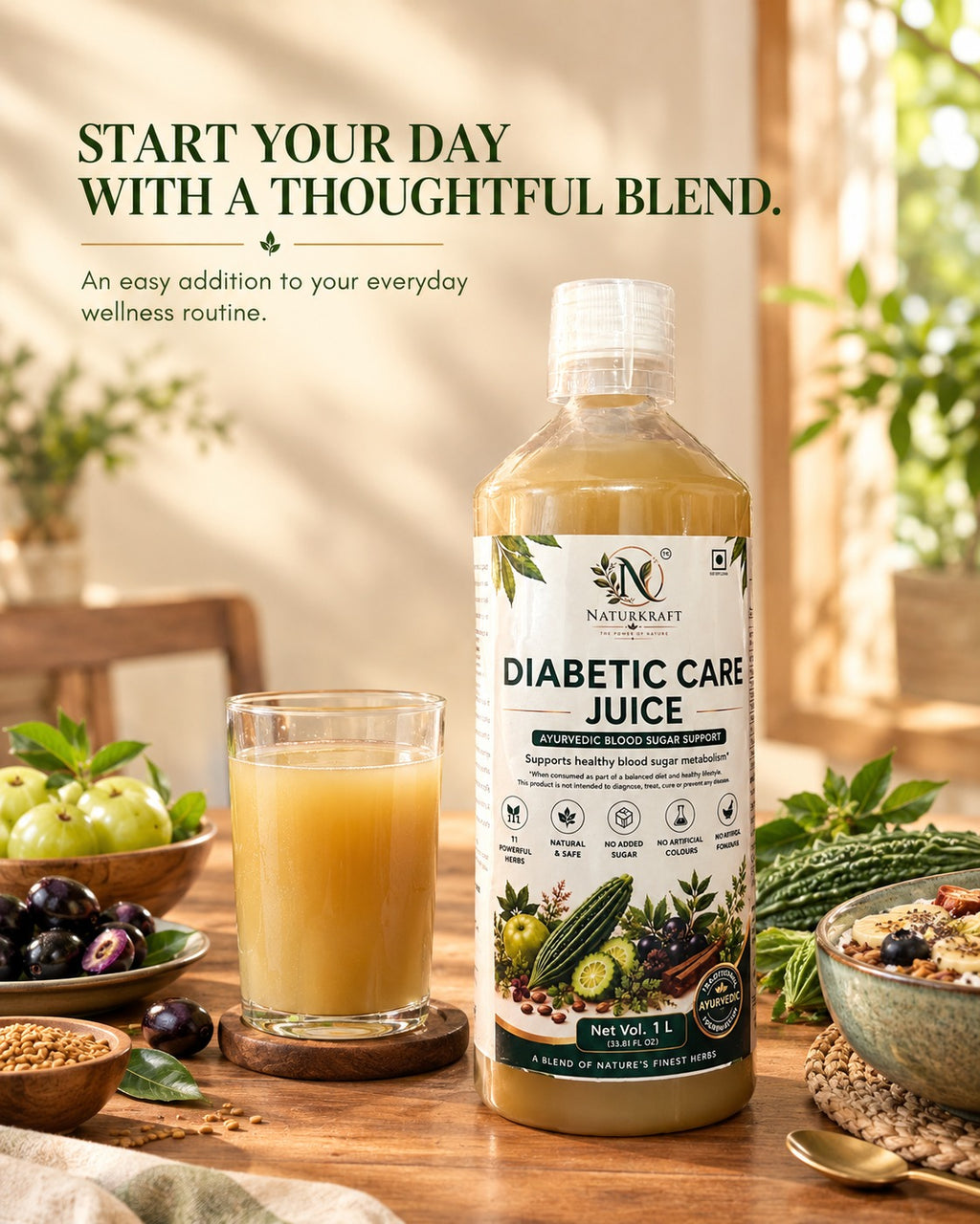 Organic Diabetic Care Juice – 1 L